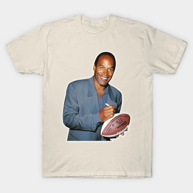 oj simpson fantasy football player T-Shirt by graphicaesthetic ✅